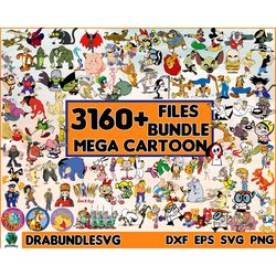 3160 Cartoon Images SVG, Clipart, SVG Bundle, SVG for Tshirts, Looney Tune svg, svg Cartoon Bundle, Vectors svg, Vectors