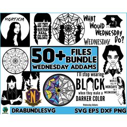 50 Wednesday Addams Bundle SVG, Wednesday SVG, Christmas SVG, Addams svg, Family svg, holiday svg, PNG, Digital Instant
