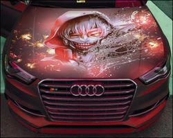 Vinyl Car Hood Wrap Full Color Graphics Decal Tokyo Ghoul Sticker 4