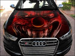 Vinyl Car Hood Wrap Full Color Graphics Decal Twisted metal Sticker