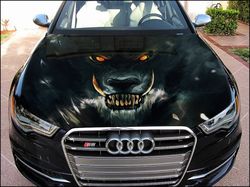 Vinyl Car Hood Wrap Full Color Graphics Decal Wolf Sticker 5