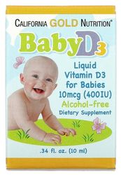 Vitamin D3 for children, liquid 400 mcg, 10 ml. Free shipping! | 249 sales