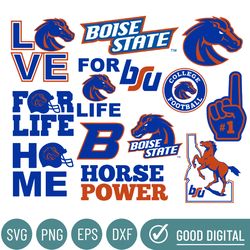 Boise State Broncos svg, NCAA SVG, Logo Svg, Png, Football Vector, Instant Download