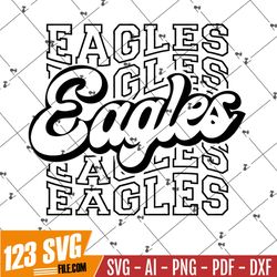 Eagles Svg, Eagles Mascot Svg, Eagles PNG, Philadelphia Football Svg, Sports Cut File, Football Eagle, Eagles School, Cu