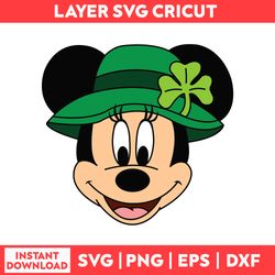 Buy St Patricks Disney Mickey Mouse Club Clip Art, Disney Family St Patricks, Saint Patrick Disney Png Digital File