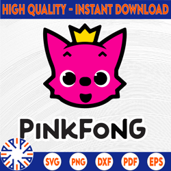 Pink Pong SVG, Cricut Cut files, Shark Family doo doo doo Vector EPS, Silhouette DXF, Design for tsvg , clothes, Mommy