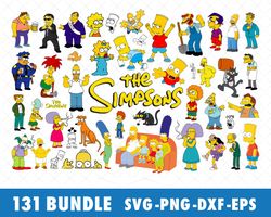 The Simpsons Simpson SVG Bundle Files for Cricut Silhouette, The Simpsons SVG, The Simpsons SVG Files