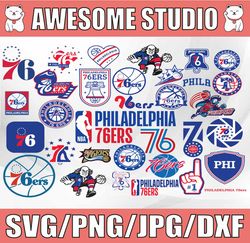 33 Files NBA Logo Philadelphia 76ers, Philadelphia, 76ers svg,76ers svg , Sport Svg, NBAG Svg, Clipart