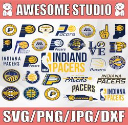 31 Files NBA Indiana Pacers svg,  NBA teams logo bundle svg, NBA svg , Sport Svg, NBAG Svg, Clipart