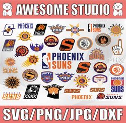 38 Files NBA Phoenix Suns, Phoenix Suns svg,basketball bundle svg,NBA svg,NBA svg , Sport Svg, NBAG Svg, Clipart