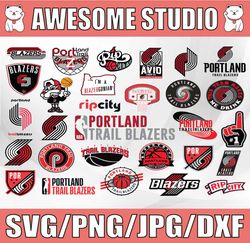 30 Files NBA Portland Trail Blazers svg,Portland svg,Trail svg, Blazers svg,NBA svg, Sport Svg, NBAG Svg, Clipat