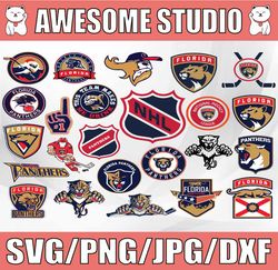 24 Files Florida Panthers Bundle Svg, Panthers Svg, NHL svg, hockey cricut, NHL svg, Sport Svg, Clipart