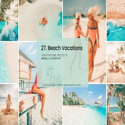 Beach Vacation Mobile & Desktop Presets