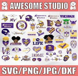 Minnesota Vikings Svg Bundle, Minnesota Svg, Vikings Svg, NFL teams svg, NFL svg, Sport Svg, NFL Svg, Clipart