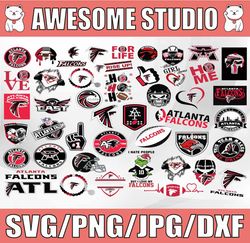 43 Files Atlanta Falcons, Atlanta Falcons svg, Atlanta Falcons logo, NFL team svg, Sport Svg, NFL Svg, Clipart