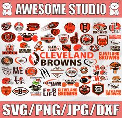 50 Files Cleveland Browns, Cleveland Browns svg, Cleveland Browns clipart, NFL team svg, Sport Svg, NFL Svg, Clipart