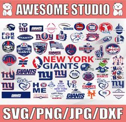 54 Files New York Giants, New York Giants svg, New York Giants clipart, NFL team svg, Sport Svg, NFL Svg, Clipart