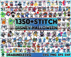 1350 Stitch SVG Bundle, Stitch Disney svg, Stitch Bundle Horror Characters Svg, Bundle Halloween Svg, Halloween Svg, Hor