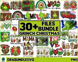 30 Merry Grinchmas PNG Bundle, Coffee Christmas Png, The Grinchmas PNG Files, Grinchmas Christmas, Movie Christmas Png,