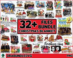 33 Christmas Blanket PNG Bundle, Movie Blanket Png Bundle, Christmas Movie Design, Merry Christmas Png Bundle High Quali