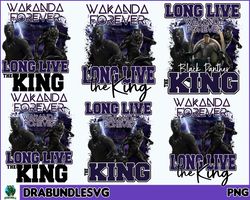 6 Black Panther PNG, Black Panther Print, Black Panther Sublimation, Black Panther Wakanda Forever Png Download, Clip Ar