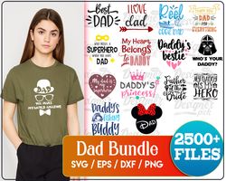 2000 Fathers Day svg Bundle, Dad svg, Daddy svg, svg, dxf, png, eps, jpg, Print Files, Cut Files, Cricut, Silhouette, Di