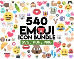 540 Emoji svg, emoji clipart, svg files, poop emoji svg, emoji dxf, emoji cut files, smiley svg, emoji vector, emoticon