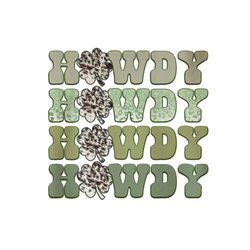 Howdy Howdy Howdy St Patricks Day Western PNG Sublimation