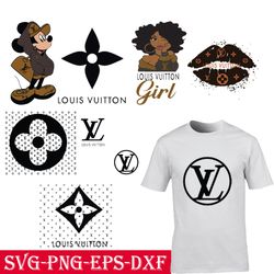 Louis Vuitton Logo Bundle, Louis Vuitton Svg, LV Svg, LV Gir - Inspire  Uplift