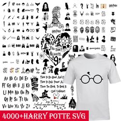 4000 Harry Potter Movie Mega SVG Bundle, Harry Potter Svg Files, Harry Potter Svg for Cricut, Harry Potter Svg for Shirt