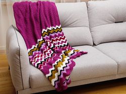 Throw crochet blanket bed cover Boho throw blanket afghan Picnic blanket