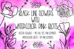Geometric shape with watercolor pink blush png.