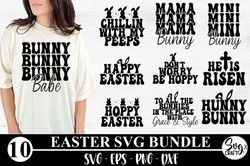Easter Svg, Easter Bundle Svg Png, Bunny Svg, Easter Shirt