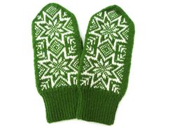 men wool mittens hand knitted norwegian snowflake mittens scandinavian winter wool gloves men christmas gift for husband