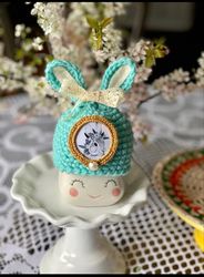 Marshmallow mug hat Easter vintage