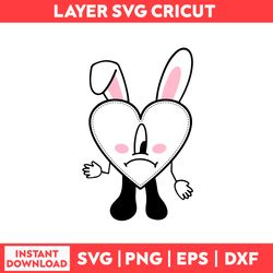 Anger Symbol Pascua Sinty Bunny Easter Svg, Bad Bunny Easter Png, Bad Bunny Easter Svg,Png, Pdf, Dxf Digital File.
