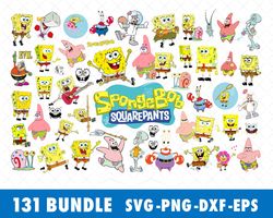Spongebob SVG Bundle Files for Cricut Silhouette, Spongebob SVG, Spongebob SVG Files, Spongebob Sponge Bob SVG bundle