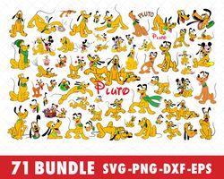 Disney Pluto SVG Bundle Files for Cricut, Silhouette, Disney Pluto SVG, Disney Pluto SVG Files, Disney Pluto SVG Bundle