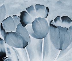 Blue tulips/Oil painting/Digital download print