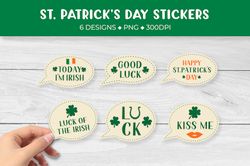 st. patricks day sticker bundle. saint patricks stickers printable