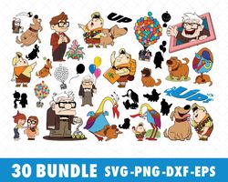 Disney Pixar Up SVG Bundle Files for Cricut, Silhouette, Disney Pixar Up SVG, Pixar up house SVG