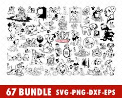 Disney 101 Dalmatians SVG Bundle Files for Cricut, Silhouette, 101 Dalmatians Dog SVG, 101 Dalmatians SVG Files New 3