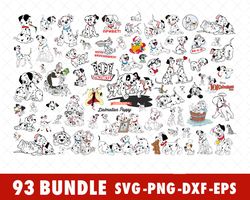 Disney 101 Dalmatians SVG Bundle Files for Cricut, Silhouette, 101 Dalmatians Dog SVG, 101 Dalmatians SVG Files New 4