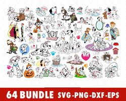 Disney 101 Dalmatians SVG Bundle Files for Cricut, Silhouette, 101 Dalmatians Dog SVG, 101 Dalmatians SVG Files