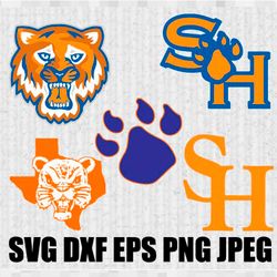 Sam Houston State Bearkats SVG PNG JPEG  DXF Digital Cut Vector Files for Silhouette Studio Cricut Design