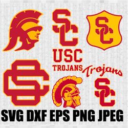 Southern California Trojans SVG PNG JPEG  DXF Digital Cut Vector Files for Silhouette Studio Cricut Design