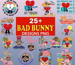 25 Bad Bunny Svg Bundle, Bad Bunny Svg, Bad Bunny Bundle, Bad Bunny Rapper, Bad Bunny Png