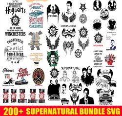 200 Supernatural Svg Bundle, Winchesters Svg Bundle