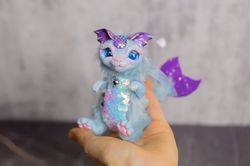Cat Mermaid, Purrmaid, Art Doll Miniature Doll OOAK Toy