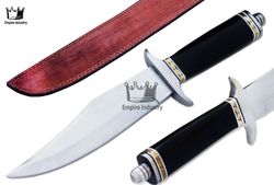 Handmade High Carbon Steel Hunting Full Tang Knife, Fixed Knife, Outdoor Knife, Chef Knife, Paring Knife With Sheath
